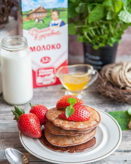 Рецепт черничных панкейков