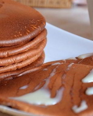 Чоко-панкейки на завтрак