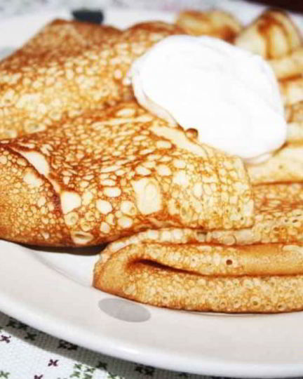 Рецепт дрожжевых блинов