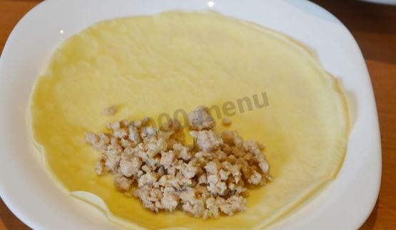 фаршированные блины с фаршем