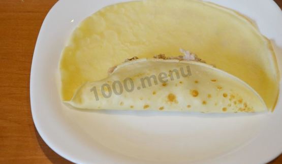 фаршированные блины с фаршем