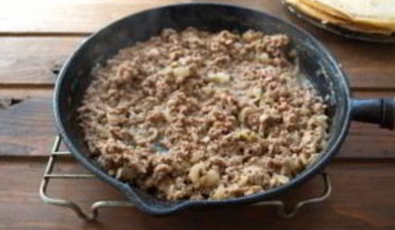 фаршированные блины с мясом