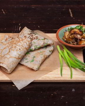 Гречишные блины постные