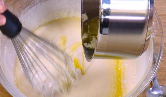 гречневые блинчики с сыром и ветчиной