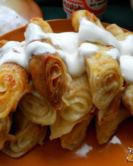 Рецепт налистников с творогом