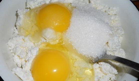 налистники с творогом