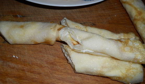 налистники с творогом