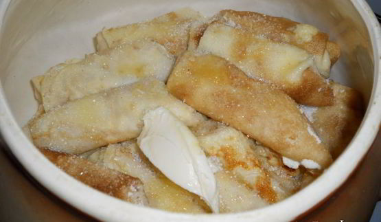 налистники с творогом