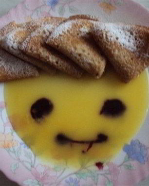 Ореховые блины с апельсиновым соусом