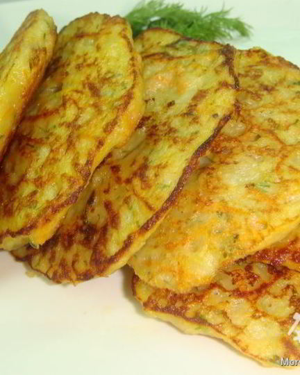 Рецепт овощных блинов