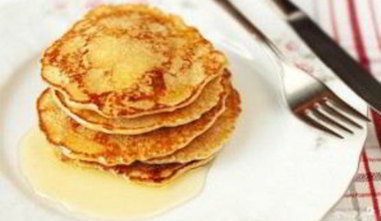 овсяные блинчики с яблоком