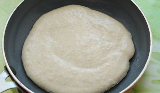 овсяные панкейки с яблочным топпингом