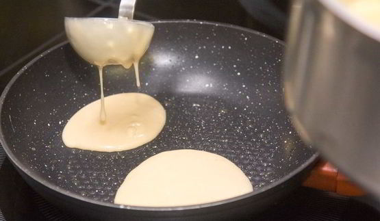 панкейки с бананом