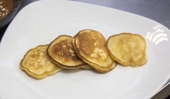 панкейки с бананом