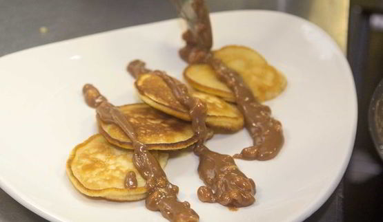 панкейки с бананом