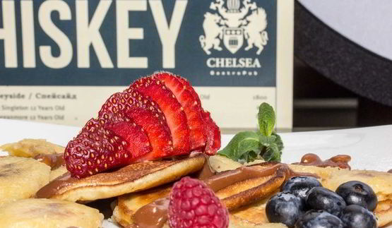 панкейки с бананом