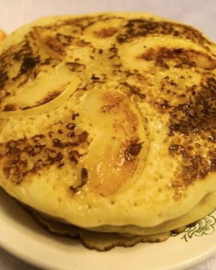 Рецепт панкейков с яблоками