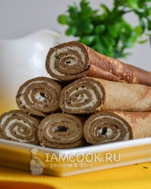 Печеночные блинчики с начинкой