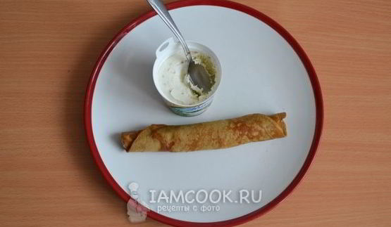 печеночные блинчики с начинкой