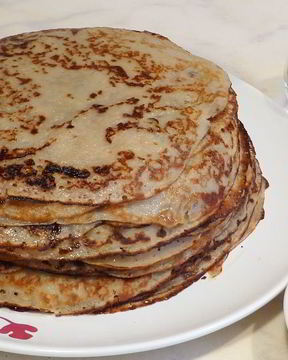 Постные блины из гречневой муки