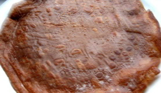 праздничные шоколадные блинчики с творогом