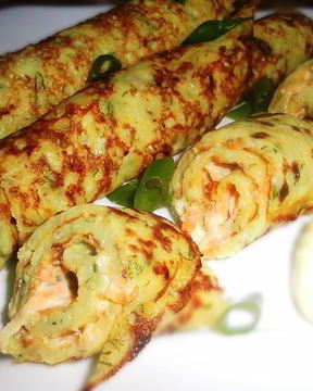 Пряные кабачковые блинчики