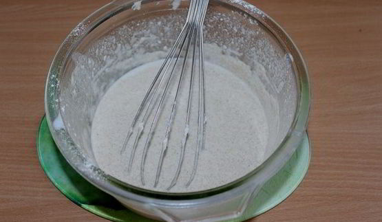 пшенично-ржаные блины с ароматом бородинского хлеба