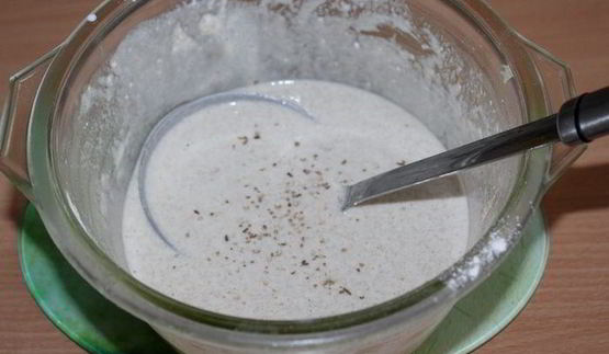 пшенично-ржаные блины с ароматом бородинского хлеба