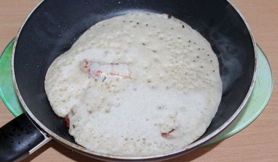 пшенично-ржаные блины с ароматом бородинского хлеба