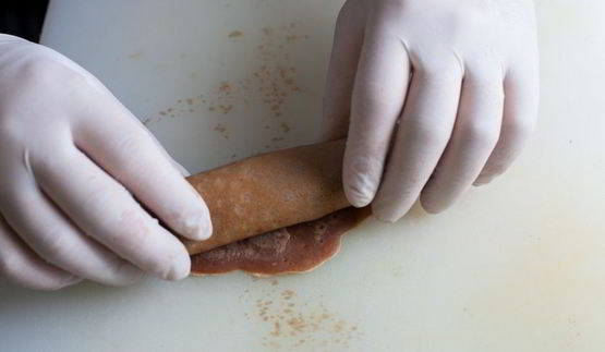 шоколадные блины с бананом