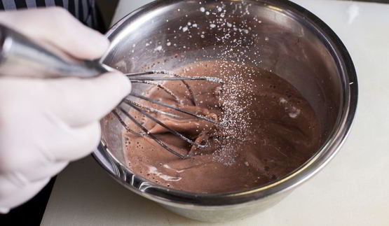 шоколадные блины с бананом