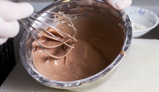 шоколадные блины с бананом