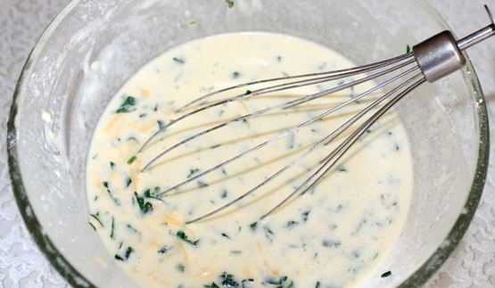 сырные блинчики с петрушкой