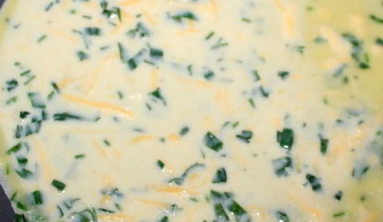 сырные блинчики с петрушкой