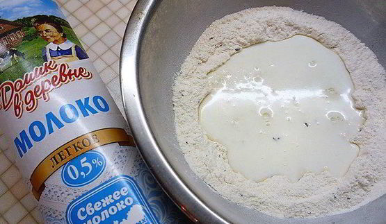 тминные блинчики с беконом