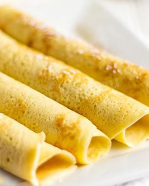 Заварные блины с дырочками