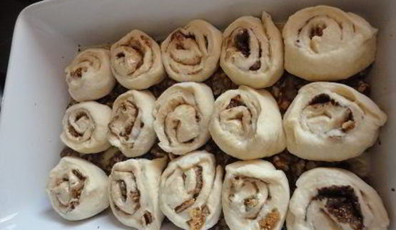 английские булочки с грецкими орехами