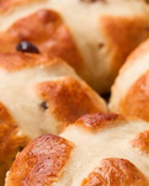 Английские крестовые булочки