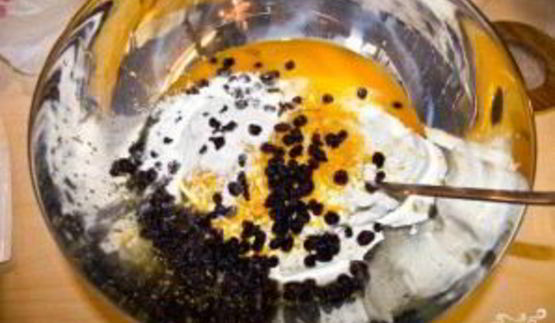 апельсинно-лимонные ватрушки с изюмом