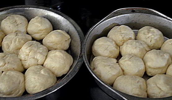 булочки домашние для ужина