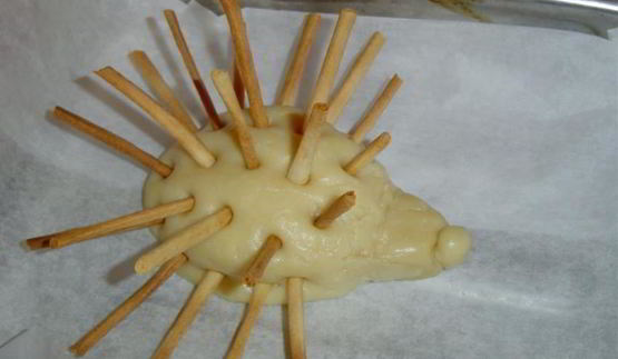 булочки ежики для детей