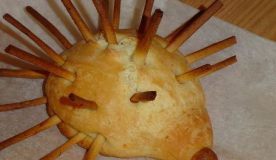 булочки ежики для детей