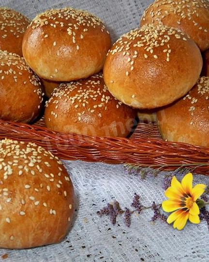 Рецепт булочек молочных