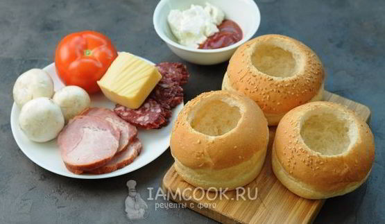 булочки-пиццы