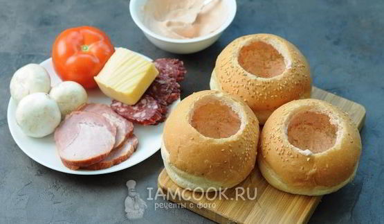 булочки-пиццы