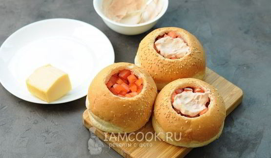 булочки-пиццы