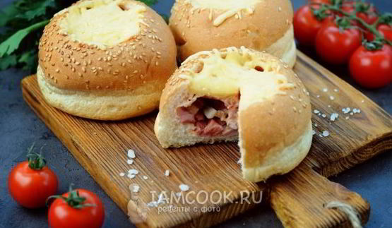 булочки-пиццы