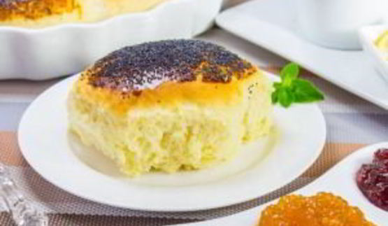 булочки ромашка с маком и кунжутом