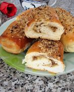 Булочки с орехами из дрожжевого теста