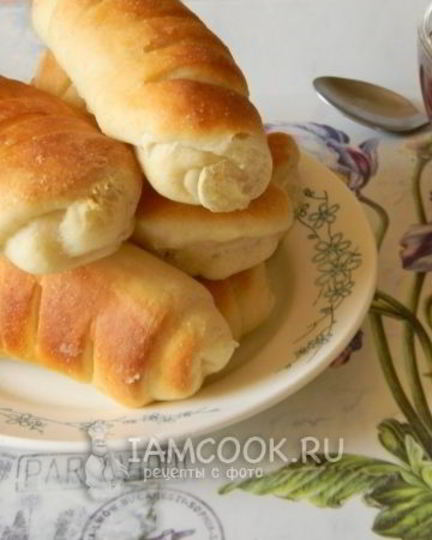Рецепт булочек с плавленным сыром
